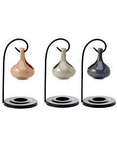Puckator Teardrop Shape Hanging Oil Burner with Stand